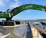 Перевалка инертных грузов в портах Кстово и Работки впервые превысила 1 млн. 026 тыс. тн