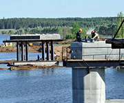 Порт «Камбарка» поставит свыше 1 млн. тн стройматериалов для строительства моста через Каму