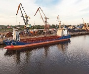 Архангельский речной порт наращивает поставку щебня