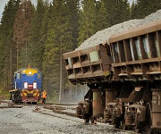 Для вывоза щебня не хватает полувагонов