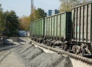 Объем выгрузки щебня на станции Трофимовский-2 вырос на 33%