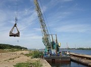 Поставка гранитного и высокопрочного щебня водным транспортом в июне 2019 года