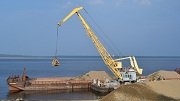 Поставка гранитного и высокопрочного щебня водным транспортом в мае 2019 года