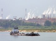 Добыча песка привела к обмелению Волги