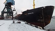 В Мурманске сухогруз «Павел Вавилов» готовится к отправке с щебнем в порт Сабетта