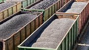 Перевозка щебня сократилась вслед за завершением крупных строек