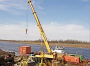 Енисейские речники перевезут около 300 тыс. тн инертных материалов для нужд ООО «РН-Ванкор»