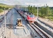 Нехватка путевого щебня наблюдается на строительстве вторых путей на БАМе