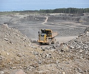 В Новосибирской области значительно вырос объем добычи строительного камня