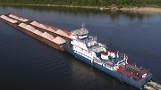 Волжское пароходство возобновило перевозки щебня по воде