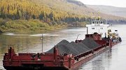 Поставка гранитного и высокопрочного щебня водным транспортом в сентябре 2018 года