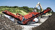 Новый компактный мобильный грохот  QE241 от Sandvik Construction