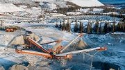 Мини-завод по производству щебня запущен на ГОКе «Олений Ручей»