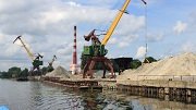 Водные поставки щебня в 2018 году	