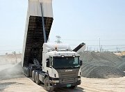 В июле перевозка щебня переключилась на автодороги